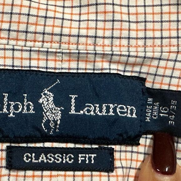 Ralph Lauren Classic Fit Dress Shirt Size Large- 16 34/35 - Picture 3 of 3